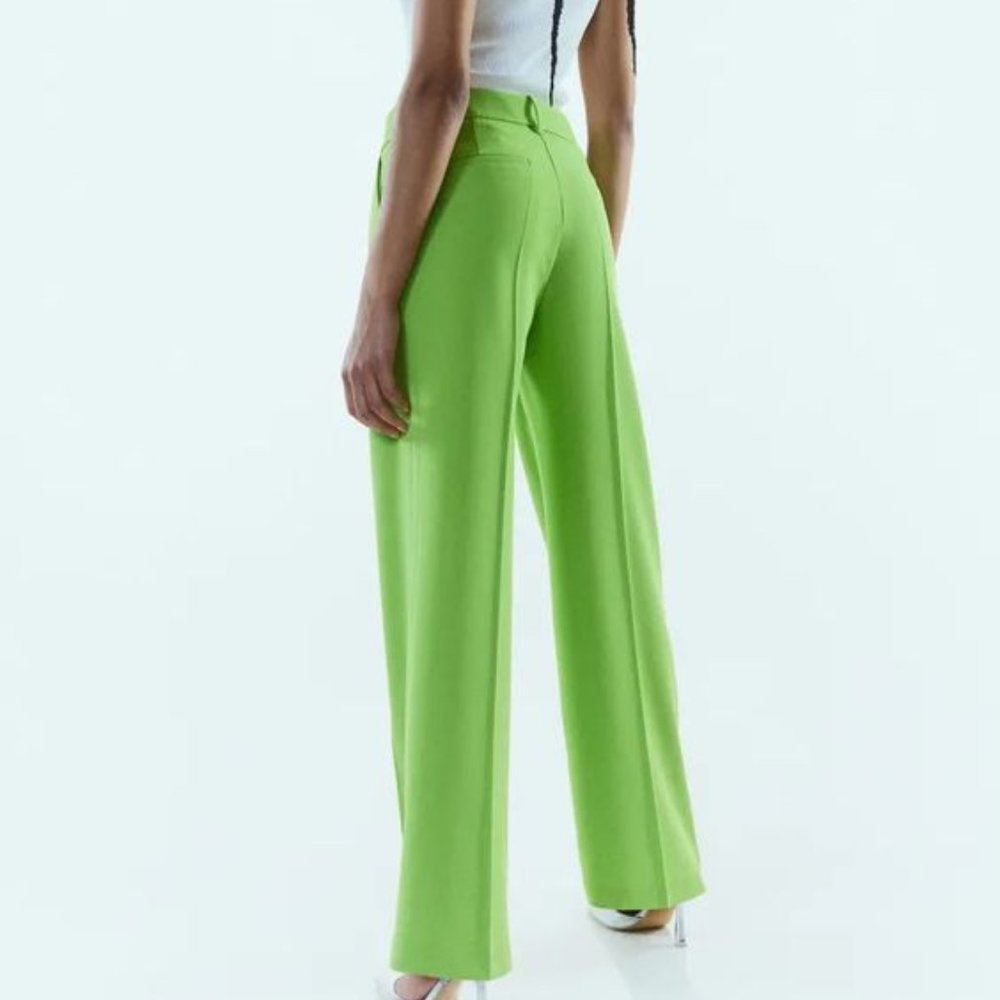 Large pants lime green